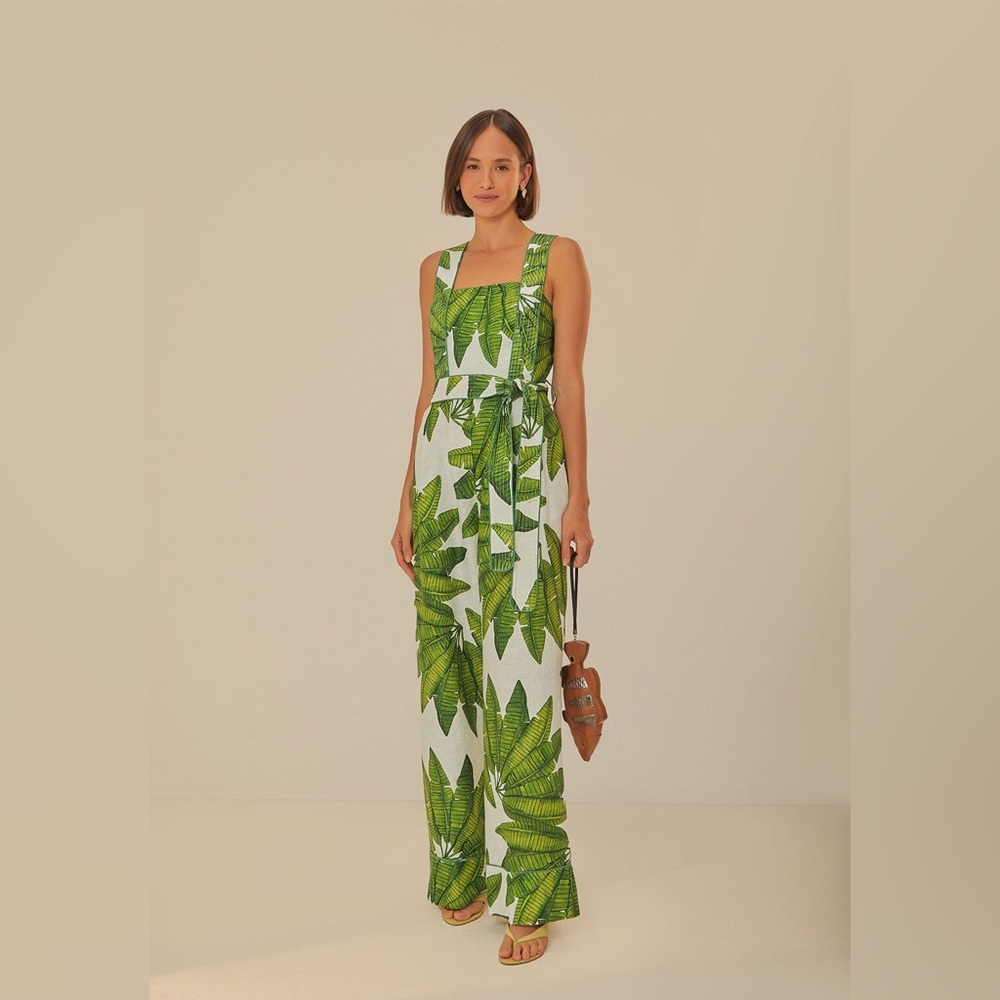 FARM Rio
Palm Fan Off White Jumpsuit